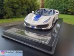 Dino Models 1/18 Ferrari 488 Pista Spider – Bianco Pearl, Ophalen of Verzenden, Nieuw, UT Models