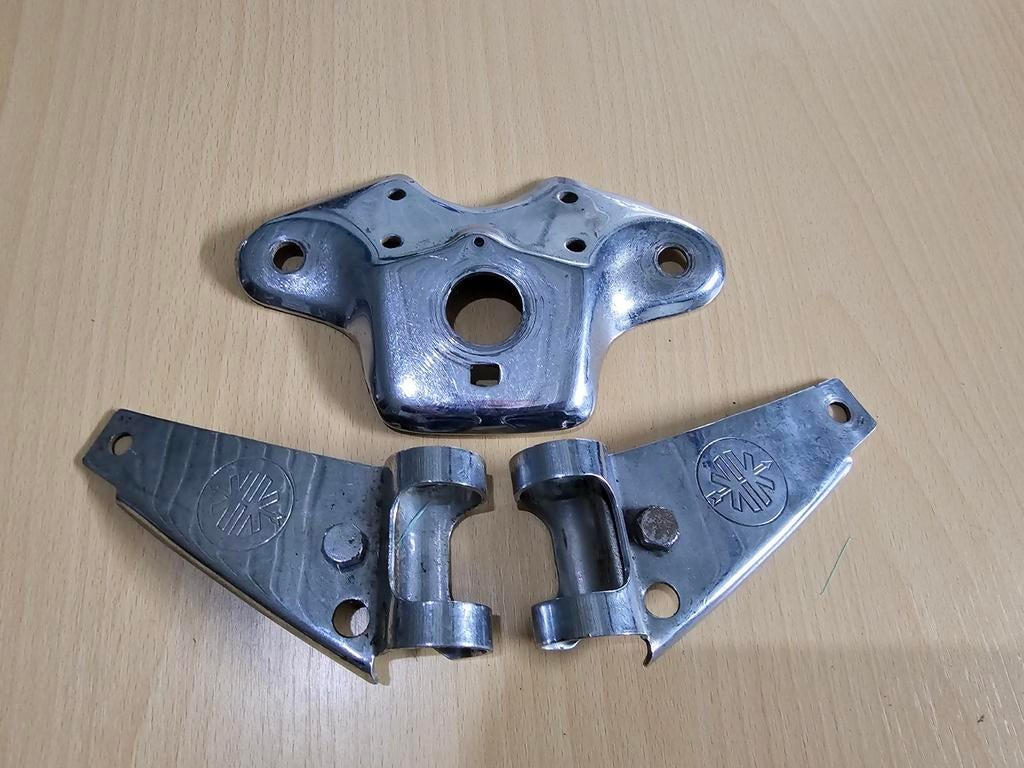 Koplamp oren en bovenplaat kreidler, Fietsen en Brommers, Brommeronderdelen | Kreidler, Ophalen of Verzenden, Koplamp