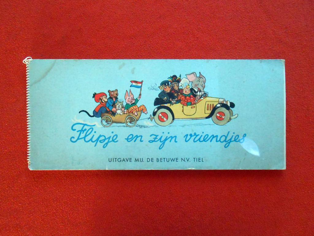 Flipje en zijn vriendjes. Album met strook 38 t/m 41, Ophalen of Verzenden, Gelezen, Plaatjesalbum