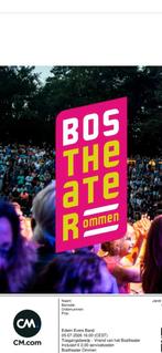 Ticket Edwin evers band bostheater Ommen, Eén persoon