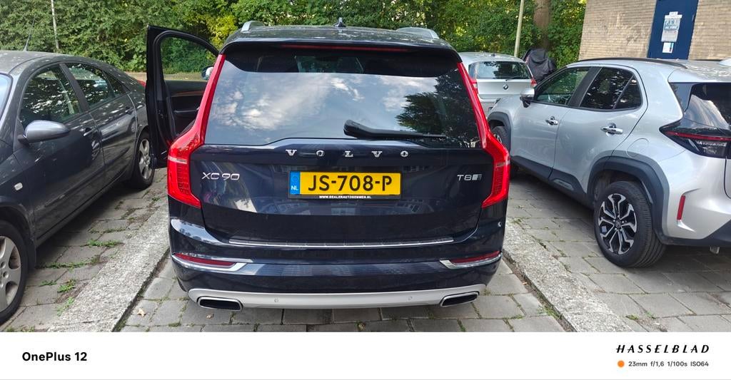 Volvo XC90 2.0 T8 Twin Engine AWD Pi-hy AUT 2016 Blauw, Auto's, Zwart, 1969 cc, 7 stoelen, 2187 kg