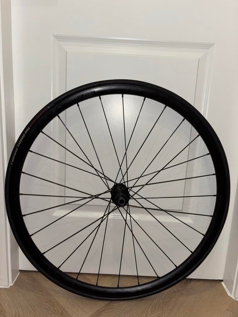 Alloy disc wielset 28 met banden, Ophalen, Gebruikt, Racefiets, Wiel