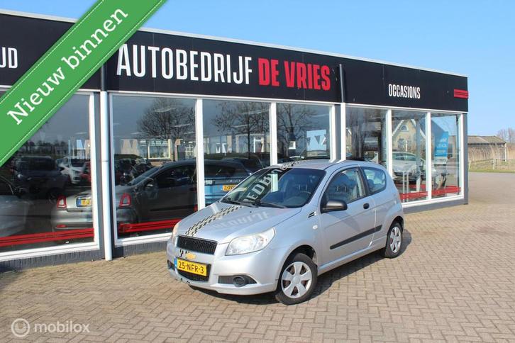 Chevrolet Aveo 1.2 16V L Elektrische ramen Rijd goed met NAP, Auto's, Chevrolet, Bedrijf, Te koop, Aveo, ABS, Airbags, Alarm, Centrale vergrendeling