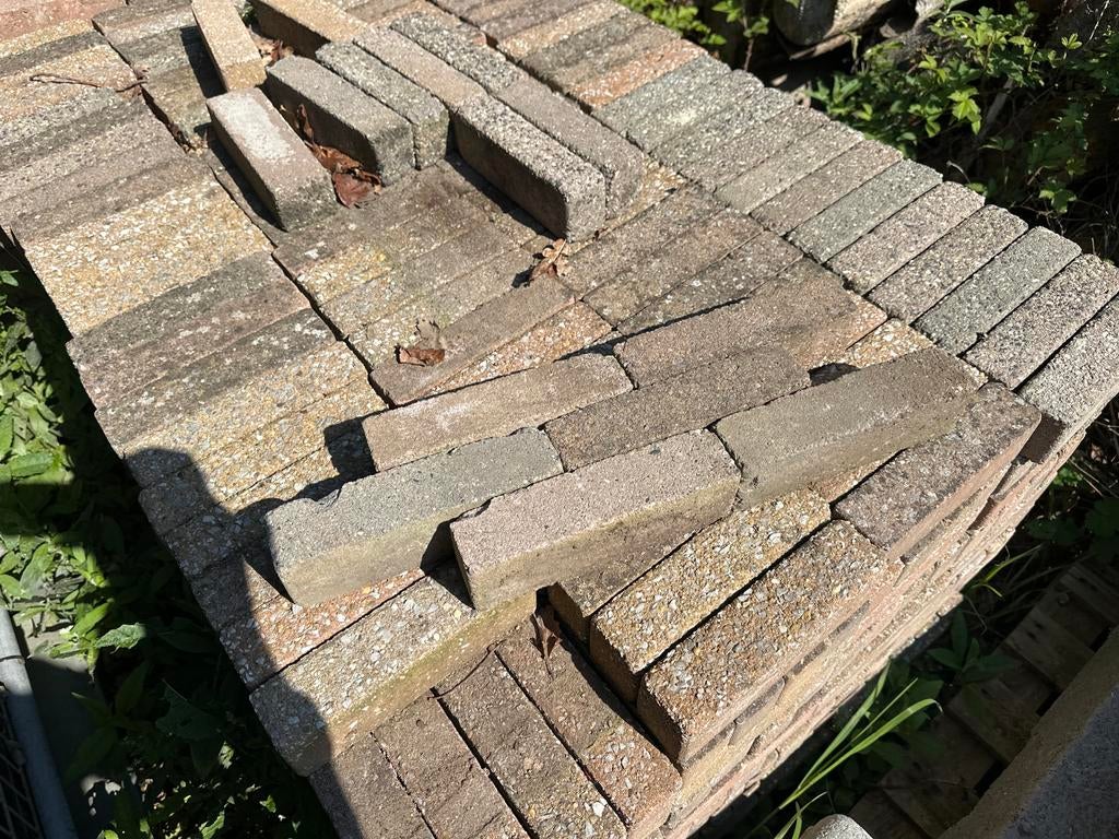 Beton waaltjes 20x5x6cm - 22m2, Ophalen, Gebruikt, Geen idee, Klinkers