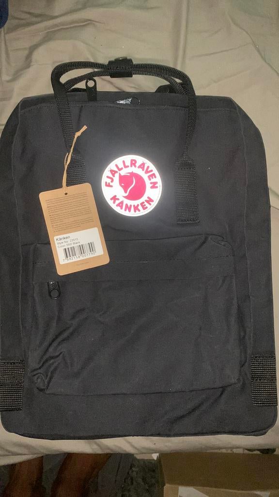 fjallraven rugtas klein / nieuw, Ophalen, Nieuw, Zwart, 30 cm of meer