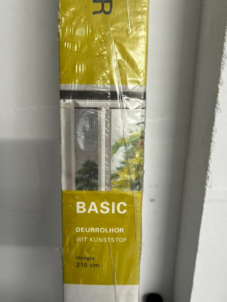 Hordeur / deur rolhor 215 hoog. Merk: Bruynzeel Wit 2 stuks, Ophalen, Binnendeur, Zo goed als nieuw, 200 tot 215 cm