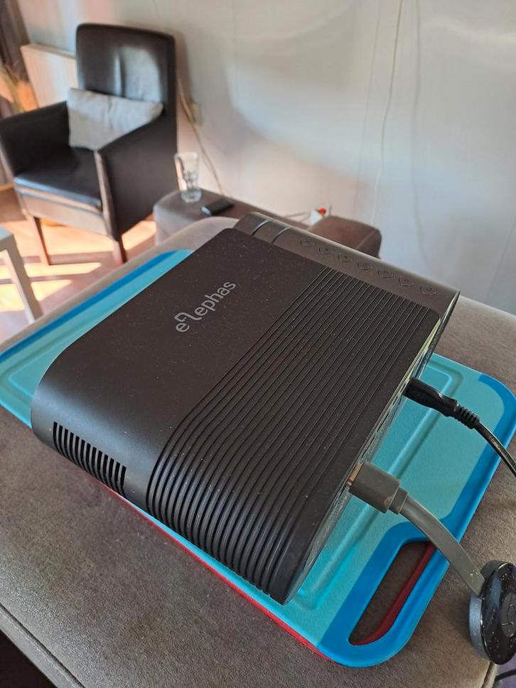 Elephas Beamer met tas en zelfgemaakt scherm, Audio, Tv en Foto, Beamers, Gebruikt, LED, Overige resoluties, Ophalen of Verzenden