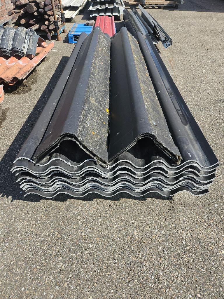 Golfplaten vezelcement platen ( 316 ), Ophalen, Overige materialen, Zwart, Nnb