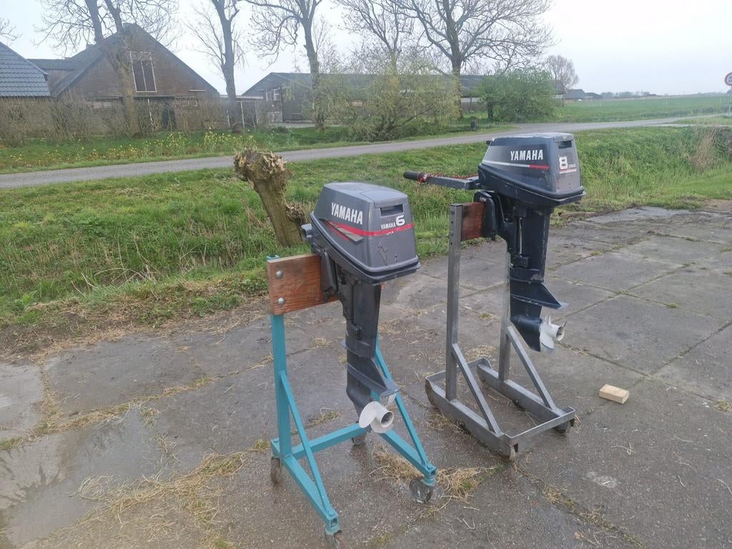 6/8 pk yamaha c model kortstaart knuppel en afstandsbedienin, Watersport en Boten, Buiten- en Binnenboordmotoren, Ophalen of Verzenden