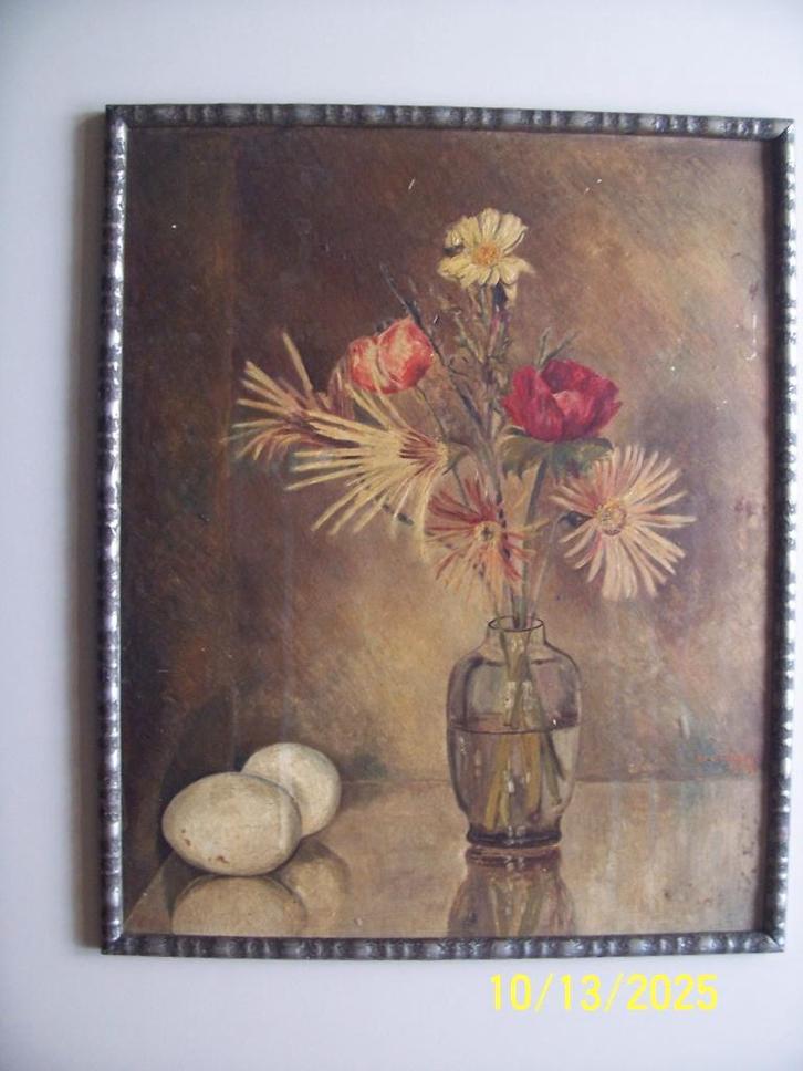 4 oude schilderijlijsten, Huis en Inrichting, Woonaccessoires | Lijsten, Gebruikt, Minder dan 50 cm, Minder dan 50 cm, Hout, Ophalen of Verzenden