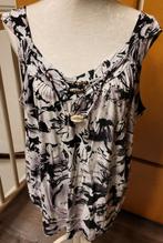 Mouwloze top met steentjes, Bruin, Onbekend, Gedragen, Shirt of Top