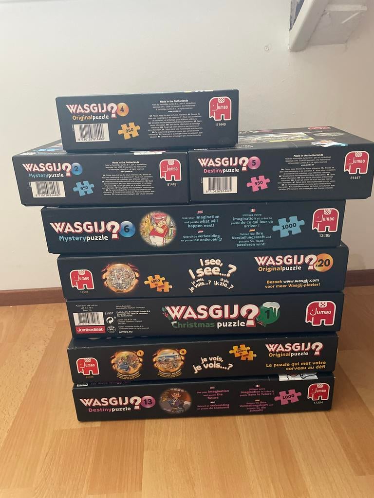 Wasgij puzzels 950 en 1000 stukjes, Hobby en Vrije tijd, Denksport en Puzzels, Ophalen, 500 t/m 1500 stukjes, Gebruikt, Legpuzzel