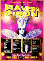 POSTER - "Ravers Religion - The Ultimate Experience" flyer, Ophalen, Rechthoekig Staand, Zo goed als nieuw, A1 t/m A3