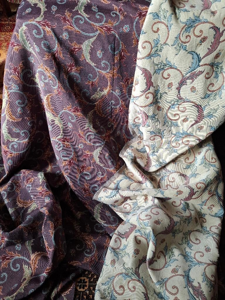 Drie lappen barok gobelin jacquard stof, elk 2.40 x 2.80, Overige kleuren, Verzenden, 120 cm of meer, Katoen