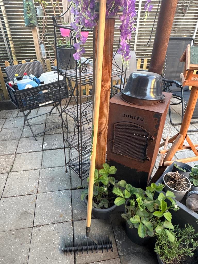 Verticuteerhark voor een gezond gazon, Ophalen, Gebruikt, Hark