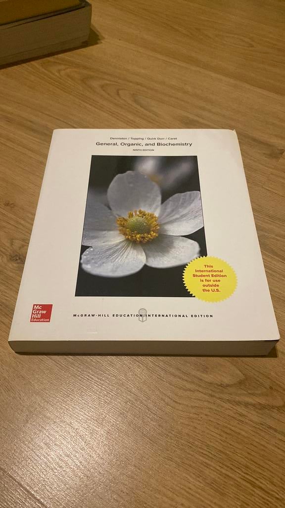 General, Organic, and Biochemistry 9th edition, Boeken, Diverse auteurs, Zo goed als nieuw, Beta, HBO