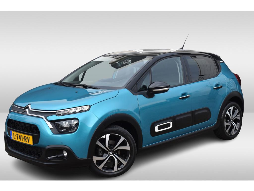 Citroën C3 PureTech 110pk Shine | Navigatie | Camera | Keyl, Gebruikt, Lichtsensor, 1199 cc, 49 €/maand