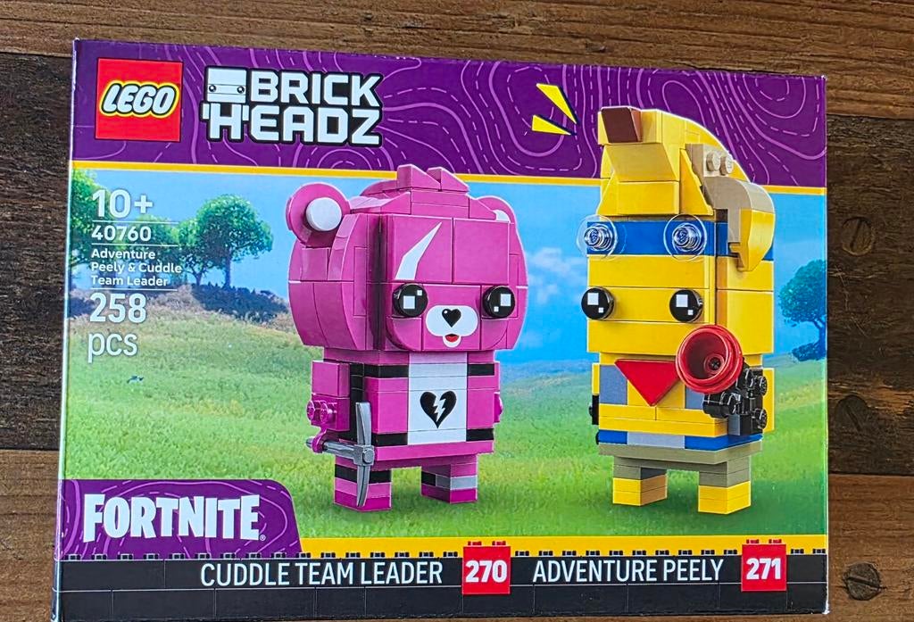 Lego BrickHeadz 40760 Fortnite Cuddle Team Leader & Peely, Overige thema's, Lego, Nieuw, Ophalen of Verzenden