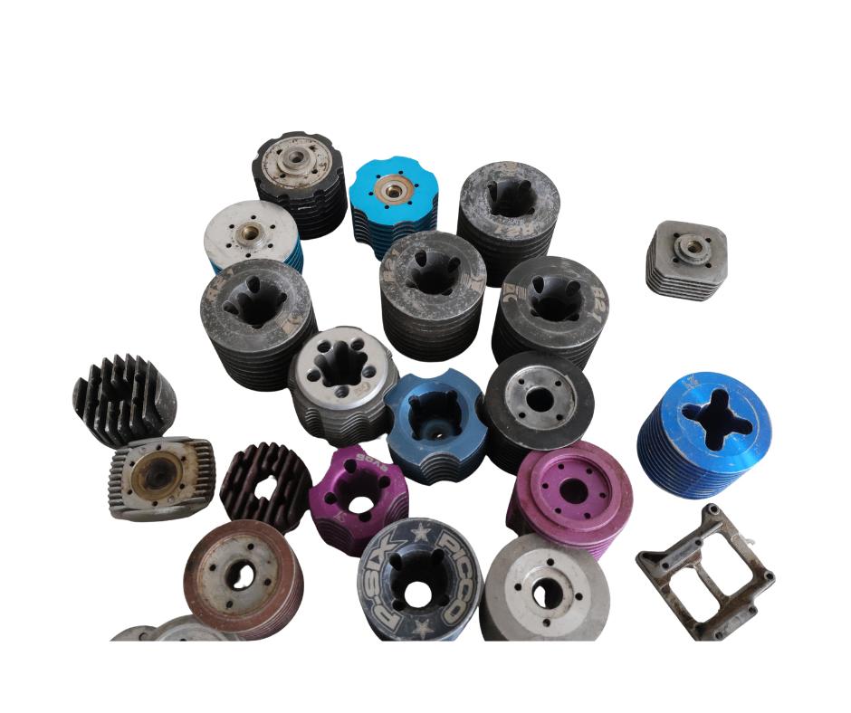 Lotje nitro cilinderkoppen (koelkoppen) en cilinders, Ophalen of Verzenden, Gebruikt, Nitro, Auto offroad