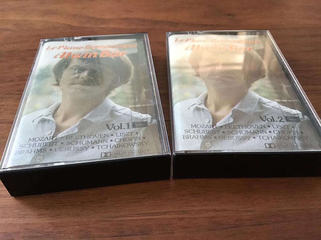 MC 1978, ALWIN BÄR, LE PIANO ROMANTIQUE, VOL. 1 & 2, FIDELIO, Ophalen of Verzenden, Zo goed als nieuw, 1 bandje