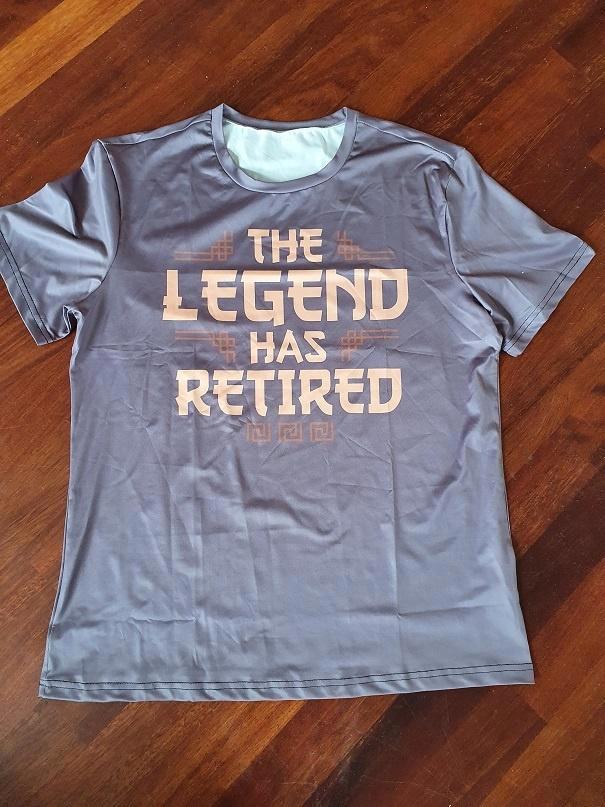      T-Shirt The legend has retired, Kleding | Heren, T-shirts, Nieuw, Ophalen of Verzenden