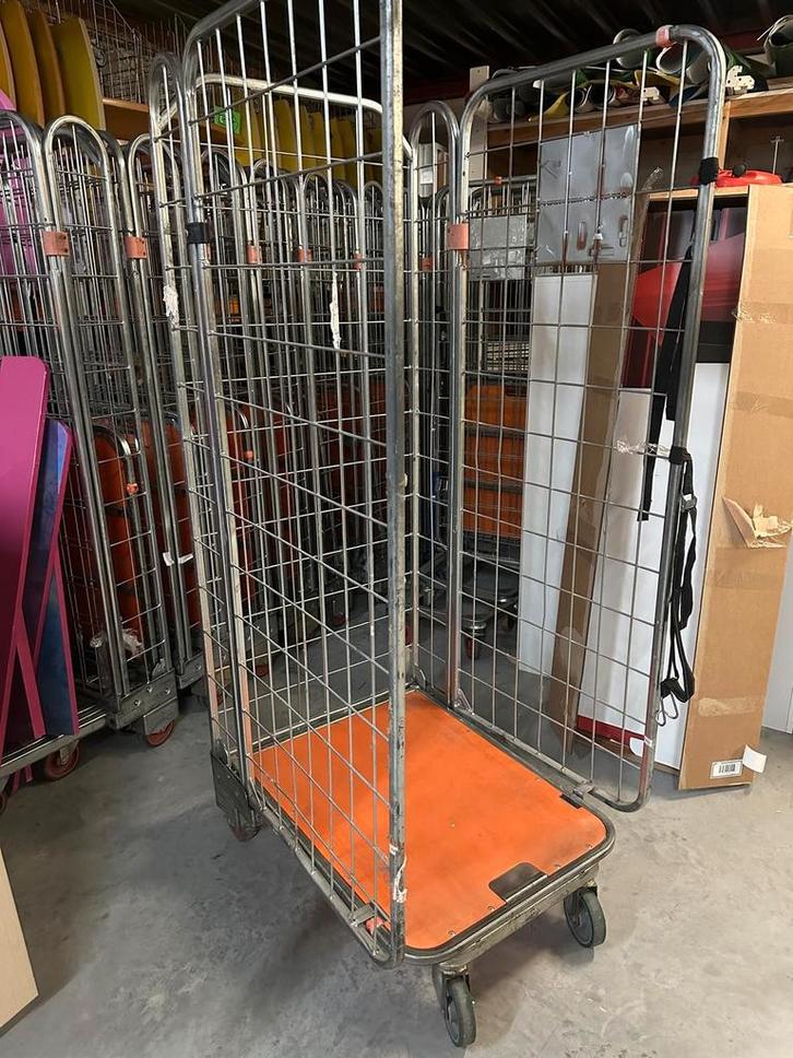 Inklapbare rol container 11x, Doe-het-zelf en Verbouw, Transportwagens, Gebruikt, Transportkar, 100 liter of meer, Ophalen