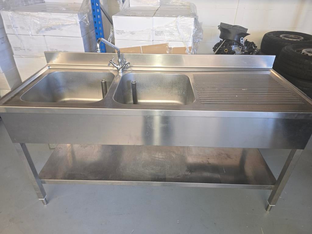 rvs spoelbak speeltafel horeca, Tuin en Terras, Ophalen of Verzenden, Overige typen