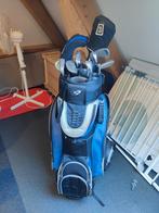 Golf tas plus trolley en inhoud-  Zeer weinig gebruikt!, Sport en Fitness, Golf, Ophalen, Zo goed als nieuw, Tas, Overige merken