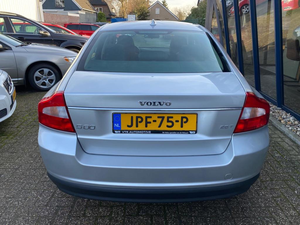 Volvo S80 2.5 T Kinetic 200PK Automaat 78.000KM, Auto's, Volvo, Zwart, 2521 cc, 10 km/l, Bedrijf