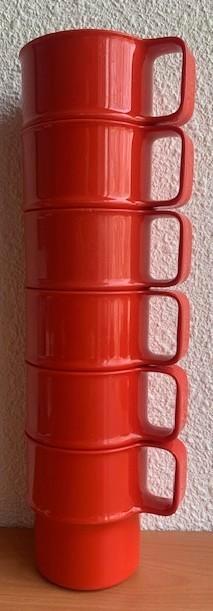 Mepal Rosti Classic: 6x beker 314  (retro/vintage), Caravans en Kamperen, Kampeeraccessoires, Zo goed als nieuw, Ophalen of Verzenden