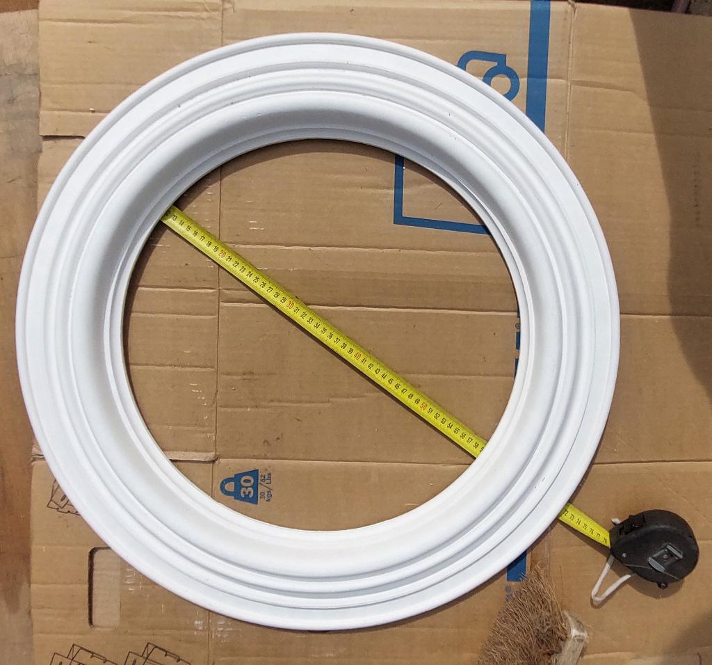 Plafondornament (gips), 4 cm, Klassiek, Ophalen of Verzenden, Wit