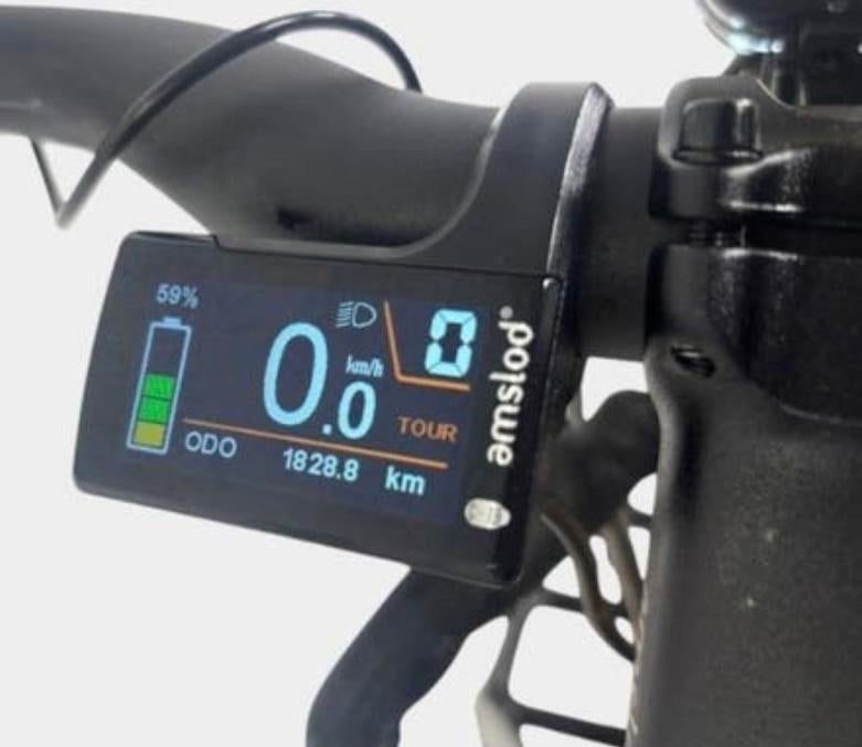 Amslod fietscomputer display, Ophalen of Verzenden, Snelheidssensor, Gebruikt