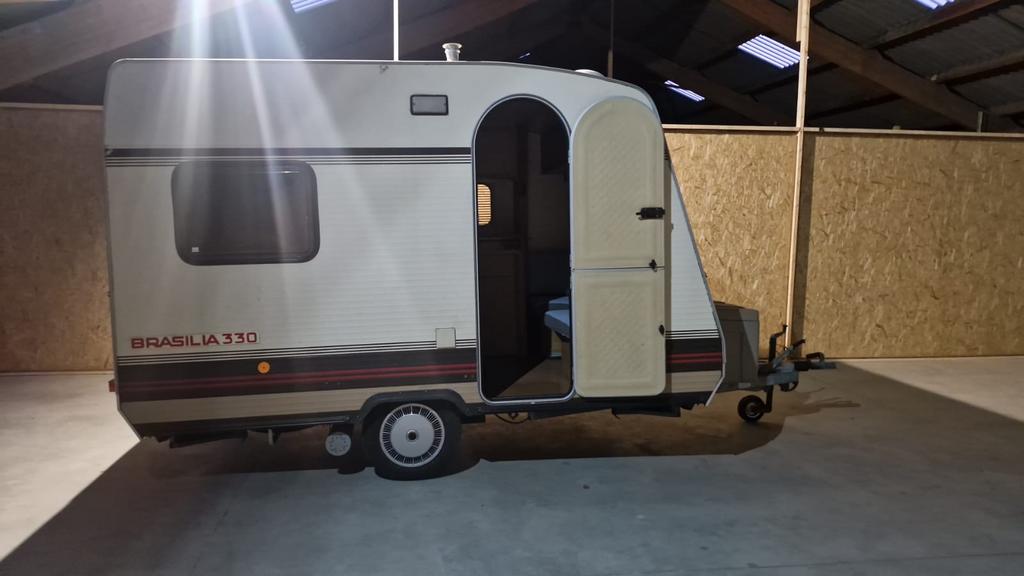 Nette Carvalair 330 caravan MTM 750kg kenteken vrij, Rondzit, Overige typen, Bedrijf, 500 - 750 kg