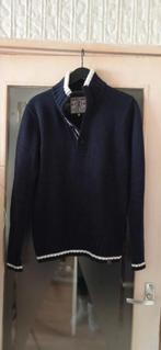 America Today gebreide schipperstrui half Zip., Kleding | Heren, Blauw, Ophalen of Verzenden, Zo goed als nieuw, Maat 46 (S) of kleiner