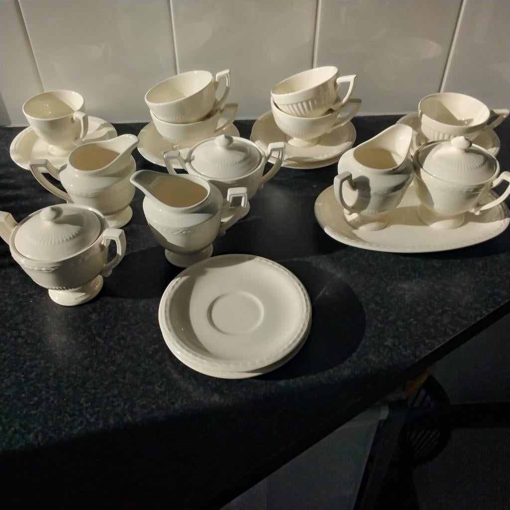 Recamier servies, Ophalen of Verzenden, Zo goed als nieuw, Overige stijlen, Kop(pen) en/of Schotel(s)