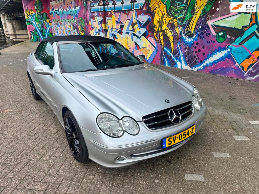 Mercedes-Benz CLK-klasse Cabrio 200 K. Avantgarde geheel ond, Auto's, Mercedes-Benz, Automaat, Achterwielaandrijving, Gebruikt