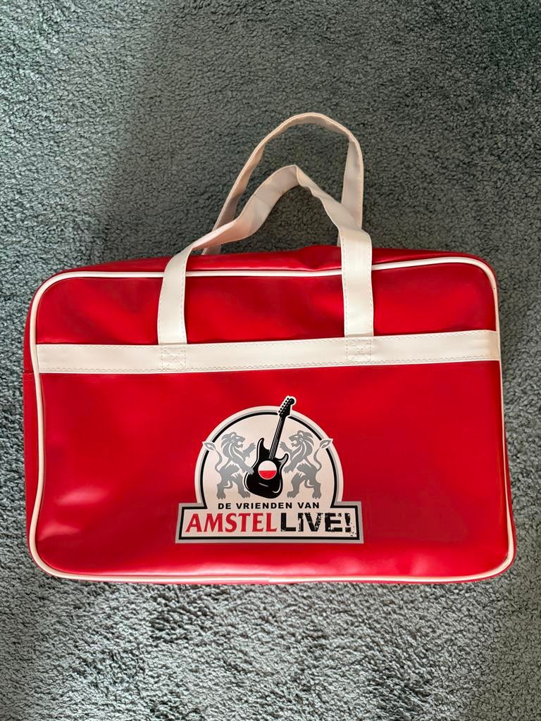 Tas van de Vrienden van Amstel Live, 40 tot 60 cm, Gebruikt, Minder dan 35 cm, Rood