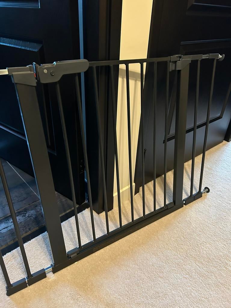 Traphekje zonder boren, Kinderen en Baby's, Traphekjes, Ophalen, Zo goed als nieuw, Klemhekje, Metaal of IJzer