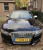 Audi A5 1.8 Tfsi Aut. 160PK Cabrio Multitr. Leer S-line., Auto's, Audi, Euro 5, Zwart, Cabriolet, Zwart