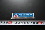 sticker zwijndrecht hoevelaken PA VERKERK elektrotechniek nv, Ophalen, Zo goed als nieuw