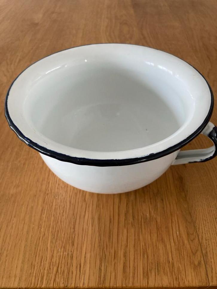 Vintage geëmailleerd kinderpotje, po, pispotje, Kinderen en Baby's, Overige Kinderen en Baby's, Zo goed als nieuw, Ophalen of Verzenden