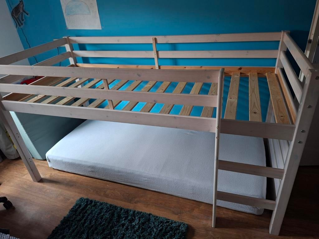 In goede staat hoogslaper, Kinderen en Baby's, Kinderkamer | Stapelbedden en Hoogslapers, Ophalen, Gebruikt, Hoogslaper