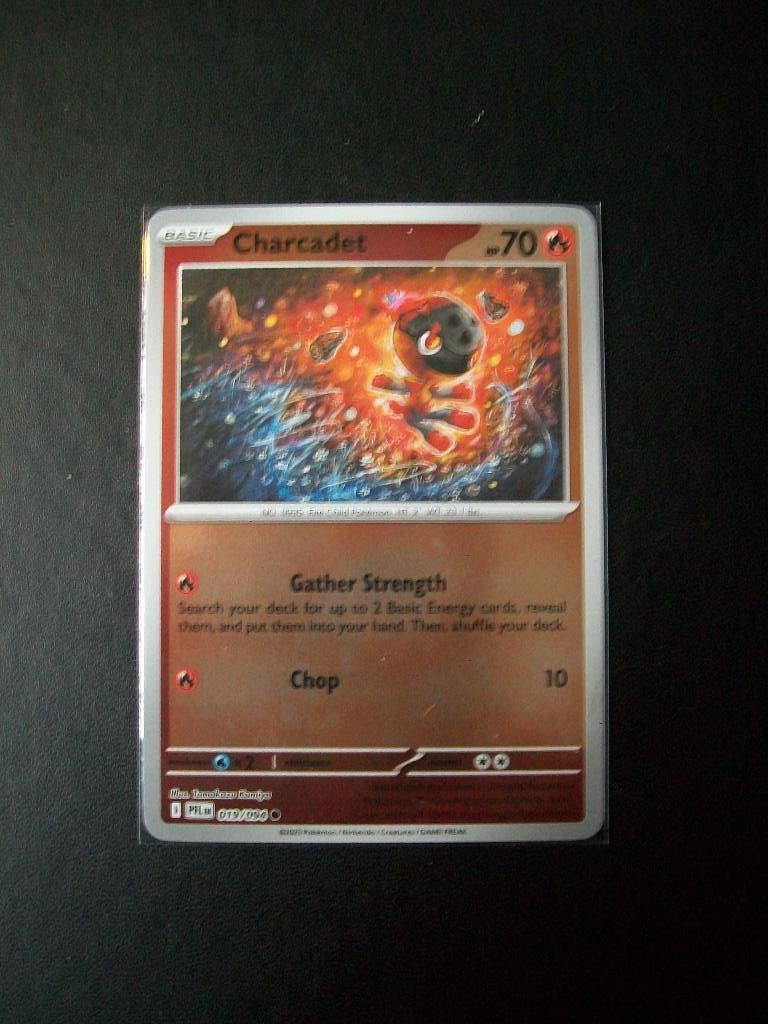 1089. Nieuwe Pokemon Kaart Holofoil CHARCADET HP70 (019/094), Verzenden, Nieuw, Losse kaart, Foil