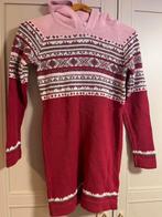 Gebreide meisjes jurk met Noors patroon, maat 140 - 146, Kinderen en Baby's, Kinderkleding | Maat 140, Gebruikt, Meisje, Ophalen of Verzenden