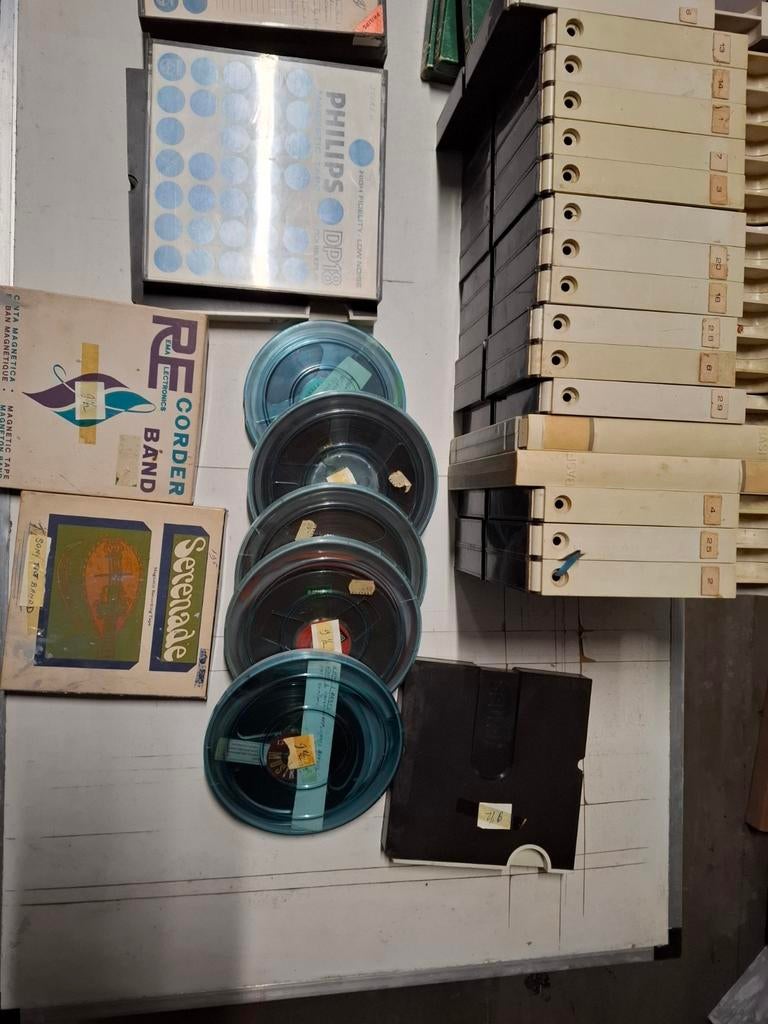 Vintage Bandrecorder Onderdelen en Banden, Audio, Tv en Foto, Bandrecorders, Ophalen of Verzenden, Onderdeel, Met banden