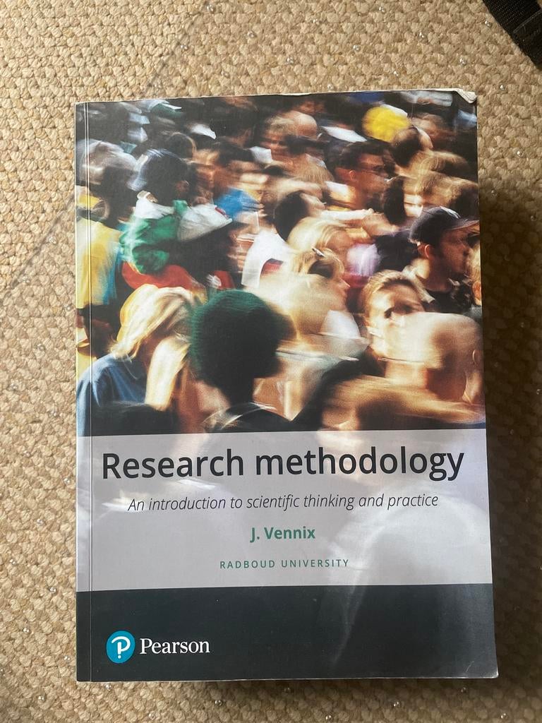 Research Methodology - J. Vennix (Radboud University), Ophalen of Verzenden, Gamma, Zo goed als nieuw, WO