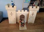 Houten Kasteel met Ridders, Ophalen of Verzenden, Zo goed als nieuw