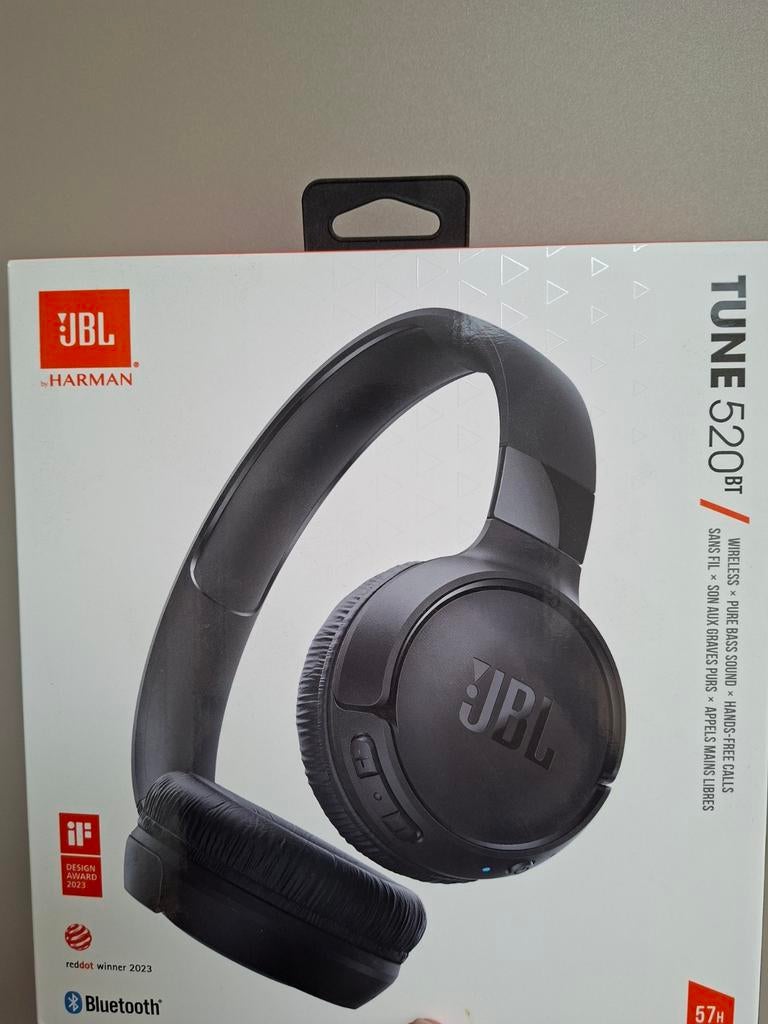 JBL Tune 520BT Draadloze Hoofdtelefoon - Nieuw, Ophalen of Verzenden, Nieuw, Overige merken, Bluetooth