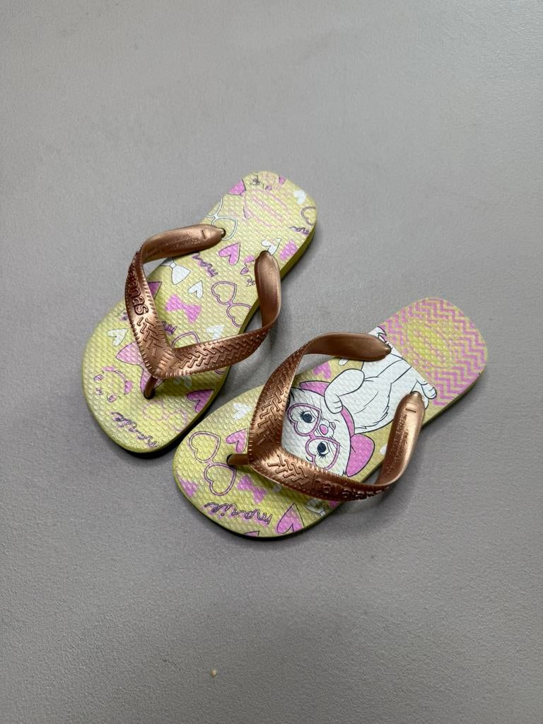 Disney marie havaianas slippers maat 27/28, Kinderen en Baby's, Meisje, Overige typen, Ophalen of Verzenden, Zo goed als nieuw