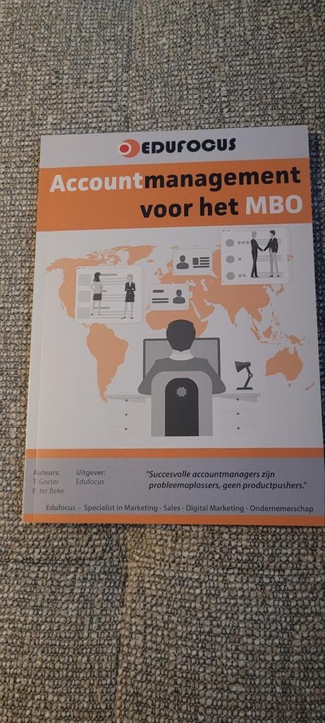Account management  Edufocus, Ophalen of Verzenden, Zo goed als nieuw, Overige onderwerpen